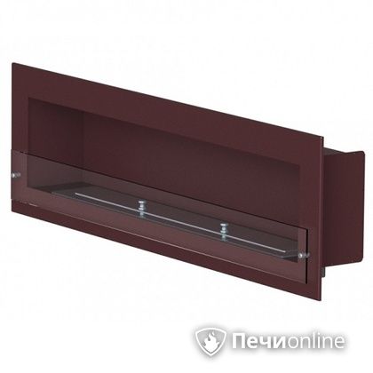 Биокамин ЭкоЛайф Window 800 Glass black burgundy в Шымкенте